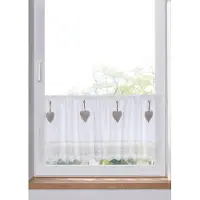 Bonprix Valletje van biologisch katoen met harten maat h/b: 45/120 cm
