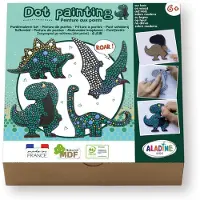 Aladine Dot Painting Set - Dinosaurus schilderen voor kinderen.