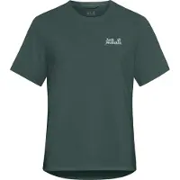 Jack Wolfskin T-Shirt Women Vonnan Graphic Outdoor Sago Palm-XL
