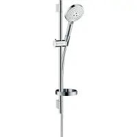 Hansgrohe Raindance Select S 120 / Unica'S Puro Glijstangset - 65 cm - Chroom / Wit
