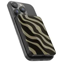 Selencia Vivid Powerbank 5.000 mAh - Draadloze Powerbank - Geschikt voor MagSafe en Qi - Black / Swirl Black