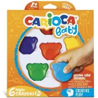 Carioca BABY TEDDY "digital grip training" Teddy emotions 6 kleurpads