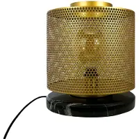 Dyberg Larsen Tafellampe , Nantes, Goud / Messing, Woonkamer, Messing, Scandinavisch