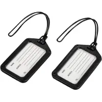 Hama Luggage Tag, Set Of 2, Black
