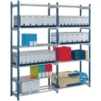 PaperFlow Schapuitbreiding 5 Staal 1000 x 340 x 2000 mm Blauw