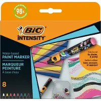BIC Permanent Lakmarker Kleurenassortiment Medium Kegelvormig 2,3 mm 8 Stuks
