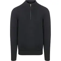 Profuomo Profuoo Half Zip Pullover Luxury Navy