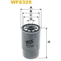 WIX FILTERS WF8329 Brandstoffilter