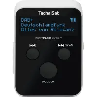 Technisat DIGITRADIO mobil 2 Zakradio met internetradio Zwart, Wit