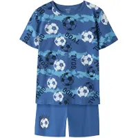 Name it Nachtkledij blauw / lichtblauw / zwart / wit