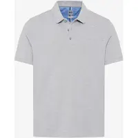 Brax Modern Fit Polo shirt Korte mouw platina