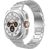 Cazy horlogebandje geschikt voor Samsung Galaxy Watch Bandje (Titanium) - Smartwatchbandjes (+Horloge inkortset) - Universeel bandje geschikt voor Samsung Galaxy Watch Ultra (2024 / 2025) - Titanium