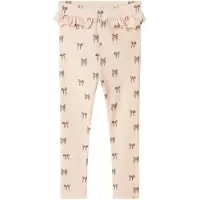 Lil´ Atelier Leggings 'NMFGavo' mokka / rosa