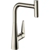 Hansgrohe Talis select s keukenkraan 280 met uittrekbare vuistdouche rvs look