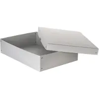 Falken PureBox PRO A3 archiefbox, voor maximaal 1250 vel, DIN ISO 16245-A, met etiketveld, L 440 x B 320 x vulhoogte 100 mm, FSC karton, wit