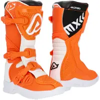 Acerbis X-Team, laarzen kinderen ,Neon-Oranje/Wit ,35 EU