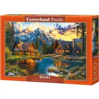 Castorland Summertime Evening – Puzzel – 1000 stukjes – Satijnen afwerking – Perfecte pasvorm – Europese kwaliteit