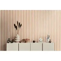 A.S. Création Panelen behang metallic bruin, modern behang in houtlook 786652