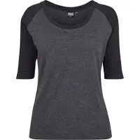 Urban Classics Shirt antraciet / zwart