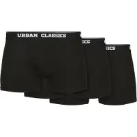 Urban Classics Boxershorts zwart / wit