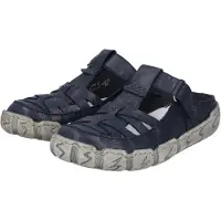 Rieker dames leren muiltjes blauw