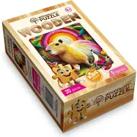 Wooden City Houten Puzzel Tropische Tuin Capibara 20 Stukjes voor Kinderen