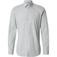 Olymp Overhemd 'Level 5' blauw / lichtblauw / groen / wit