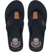 Tommy Hilfiger Teenslippers marine / sepia / rood