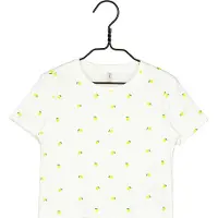 ONLY GIRLS Shirt 'KOGBELLA' geel / groen / wit