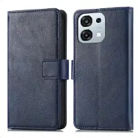 IMoshion Luxe Bookcase voor de Oppo A6 Pro (5G) - Donkerblauw