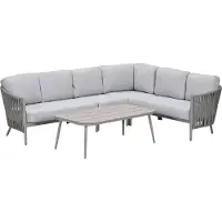 Garden Impressions Devin loungeset 5-delig - taupe