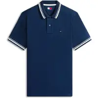 Tommy Hilfiger Shirt donkerblauw / wit