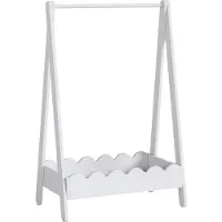 En.casa Kindergarderobe Vestnes 99x66x38 cm wit []