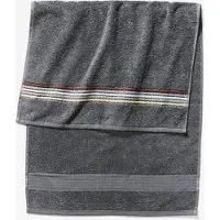 Bonprix Handdoek met gestreepte details Handdoeken 50/100 cm (set van 2)