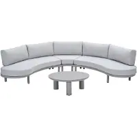 Garden Impressions Mallorca loungeset 4-delig - taupe