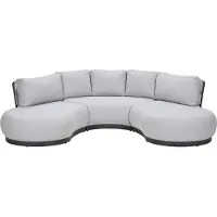 Garden Impressions San Jose loungebank 3-delig chaise longue - valley sand