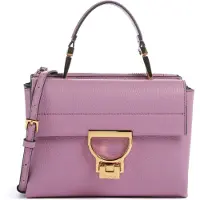 Coccinelle Leren schoudertas avondtas Arlettis Handbag Grainy Leather Jellyfish paars