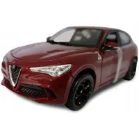 Bburago Alfa Romeo Stelvio 1:24 Metaal Modelauto Rood