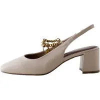 Next Slingpumps nude / goudgeel