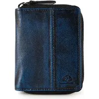 Greenburry Portemonnee 'Destressed' blauw