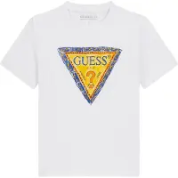 GUESS Shirt blauw / geel / zwart / wit