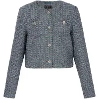 Faina Blazers navy / cyaan blauw / grijs