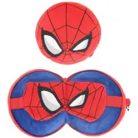Minnie mouse Spiderman 2 in 1 slaapmasker en reiskussen