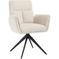 Tower Living Varzo Eetkamerstoel Draaibaar - Toro 25 cream