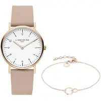 Liebeskind berlin Analoog horloge 'You and Me Together' rose-goud