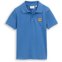 Tom Tailor Shirt 'Piqué' blauw
