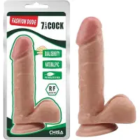 CHISA Dildo Dual density Fashion Dude 20 cm Beige