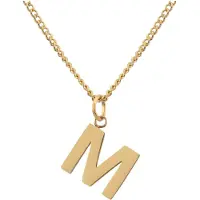 GOOD.designs Ketting 'M' goud