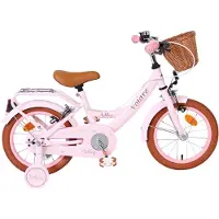 Volare Ashley kinderfiets - meisjesmodel - 14 inch - roze - met twee handremmen