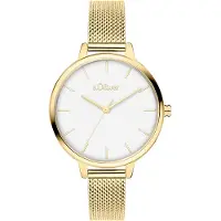 s.Oliver Analoog horloge goud